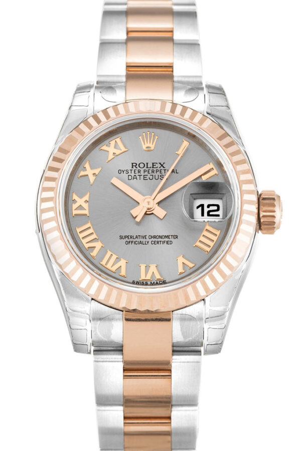Rolex Lady-Datejust 26mm Rhodium Dial 179171