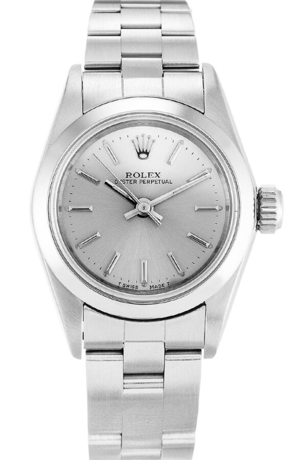 Rolex Oyster Perpetual Lady 26mm Silver Dial 67180