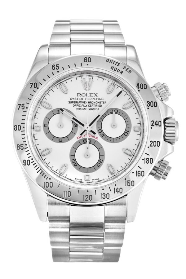 Superclone Rolex Daytona 40mm White Dial 116520