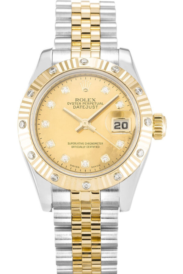 Rolex Lady-Datejust 26mm Champagne Dial 179313-2