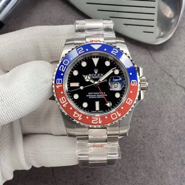 Alternative view of Rolex GMT-Master II 40mm 126710BLRO “Pepsi” Oyster