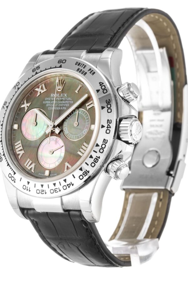 Alternative view of Rolex Daytona 40mm Mother of Pearl – Black Dial 116519