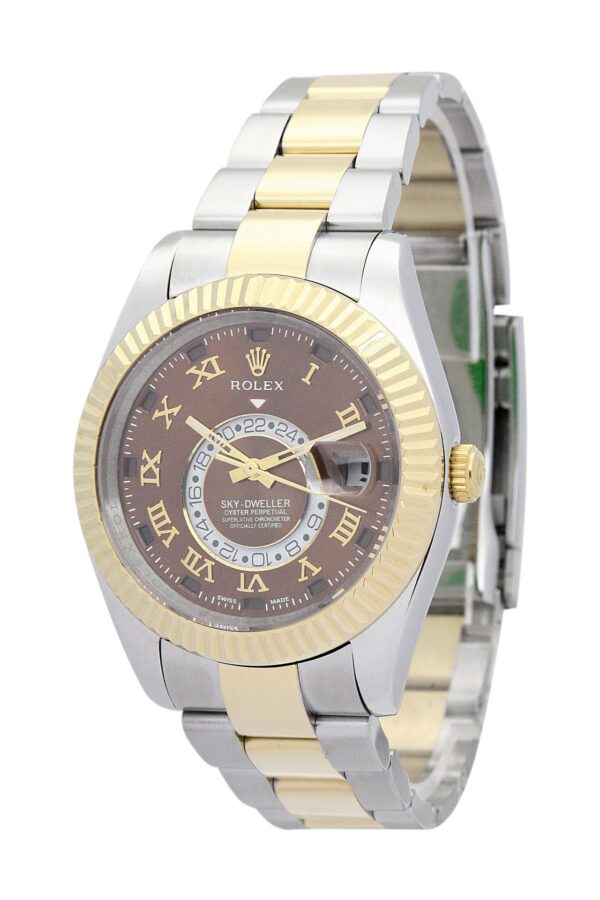 Alternative view of Rolex Sky-Dweller 42mm Brown Dial 326938-2
