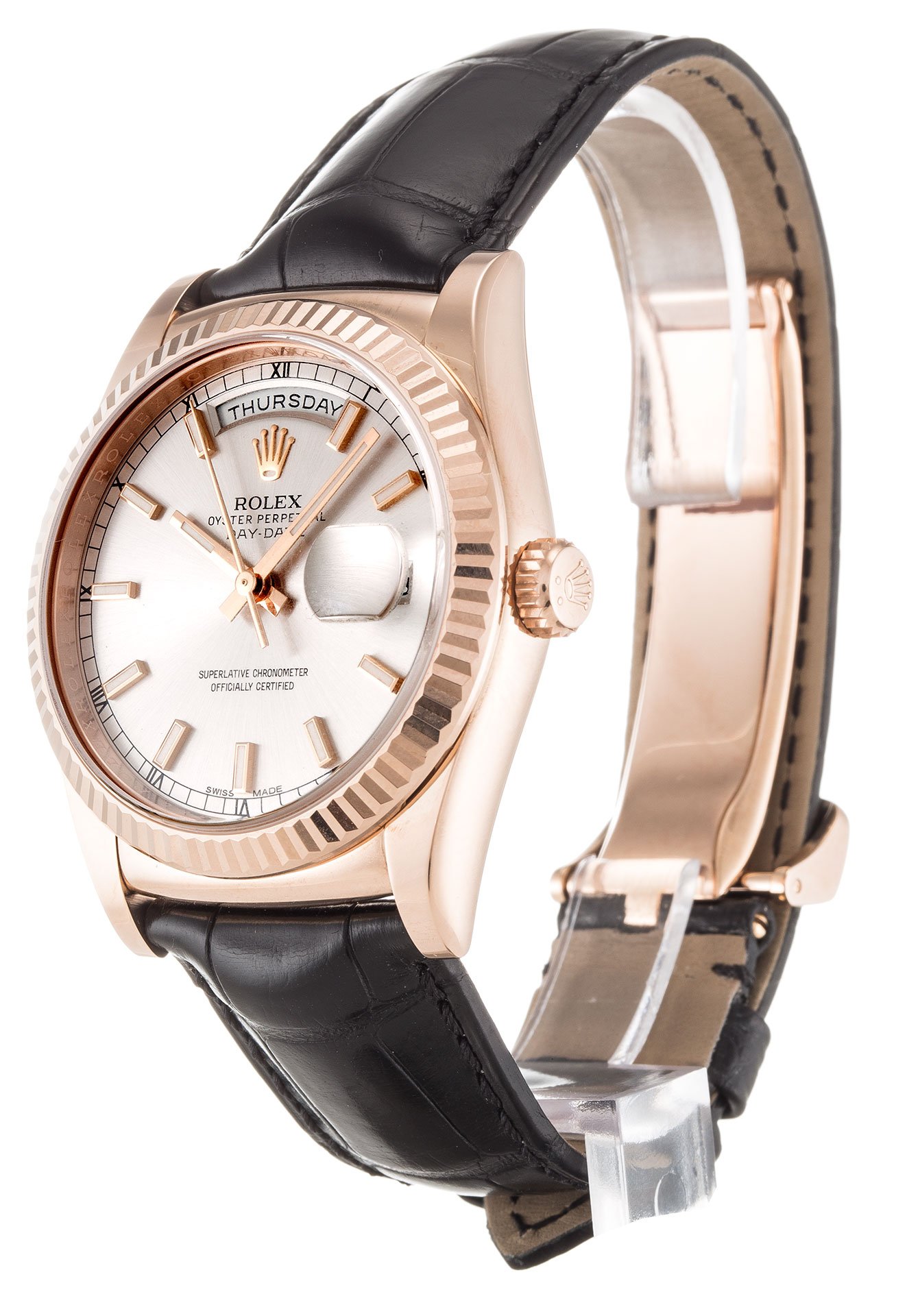 Rolex Day-Date 36mm Silver Dial 118135 - Image 2