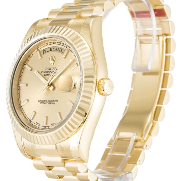 Alternative view of Rolex Day-Date II 41mm Champagne Dial 218238