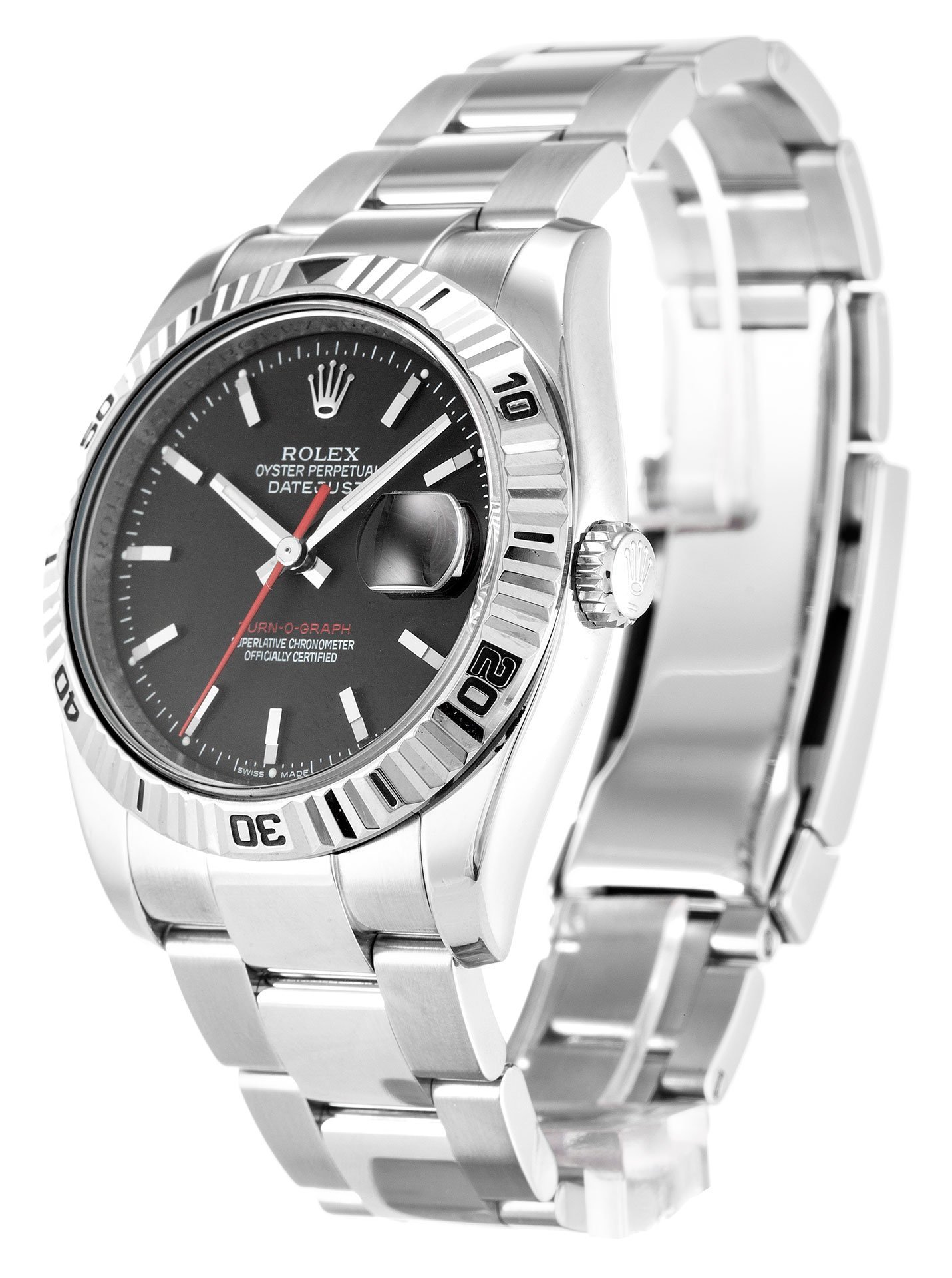 Rolex Datejust Turn-O-Graph 36mm Grey Dial 116264-2 - Image 2