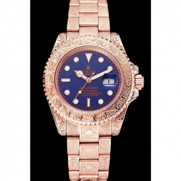 Alternative view of Superclone Rolex Submariner 41mm Blue Dial 1454085