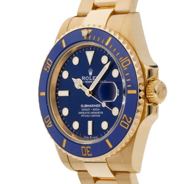 Alternative view of Superclone Rolex Submariner 41mm Blue Dial 126618LB