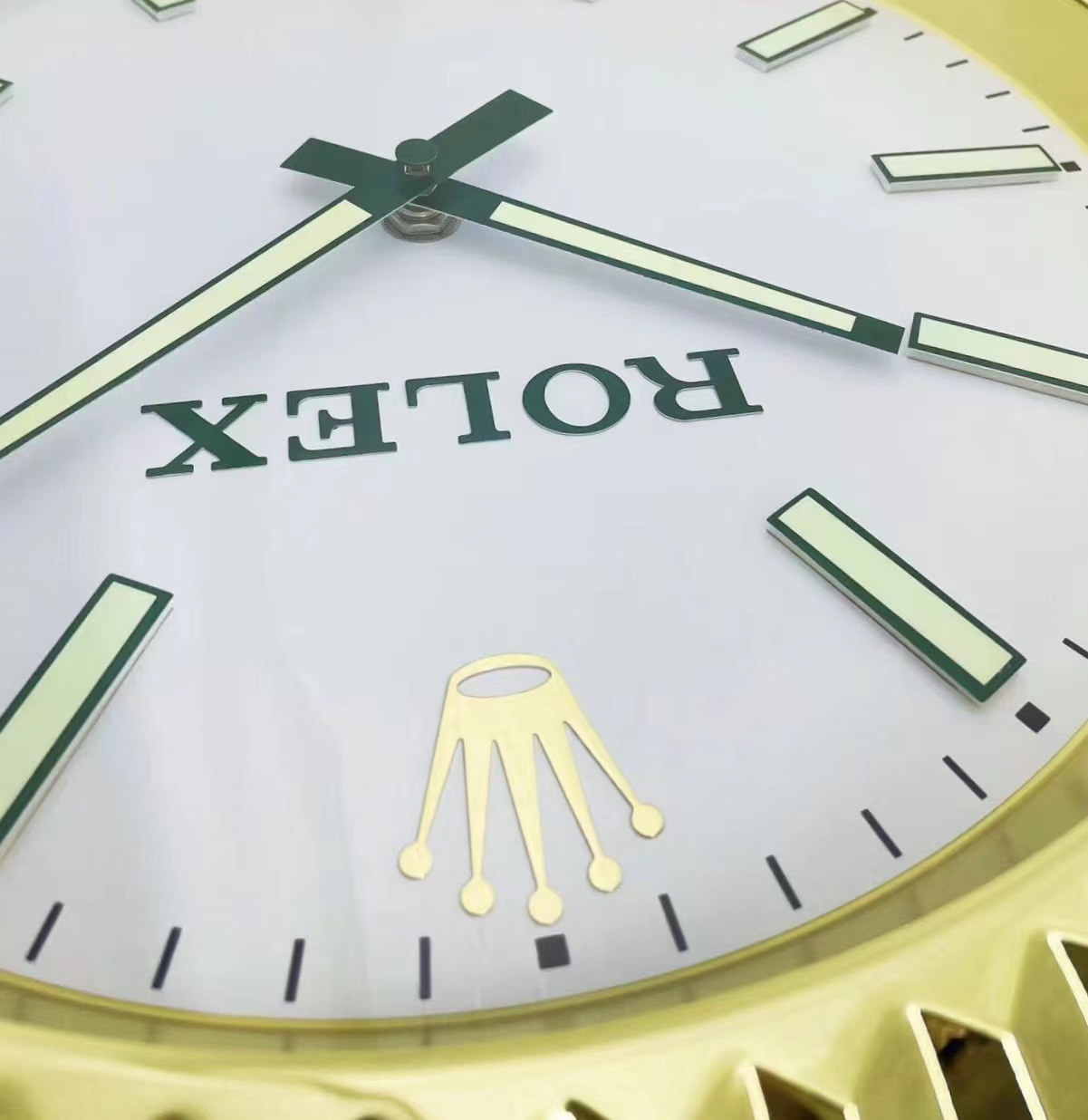 ROLEX WALL CLOCK – DATEJUST GOLD - Image 3