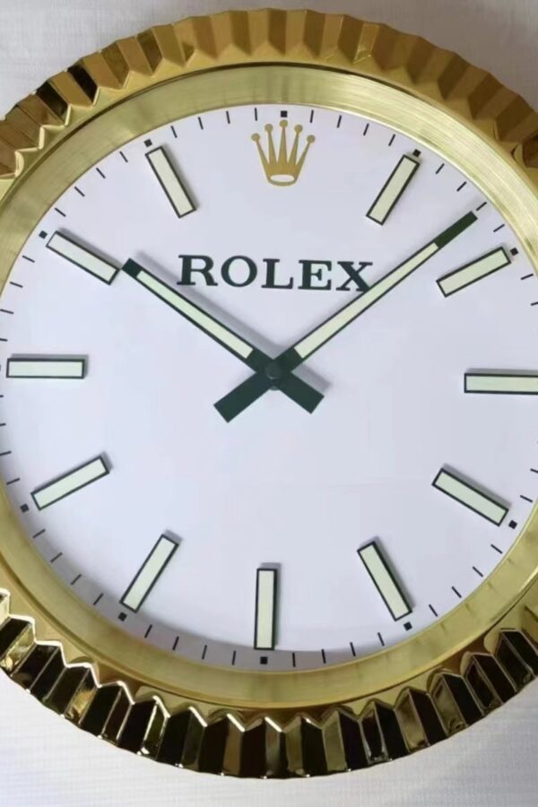 ROLEX WALL CLOCK – DATEJUST GOLD