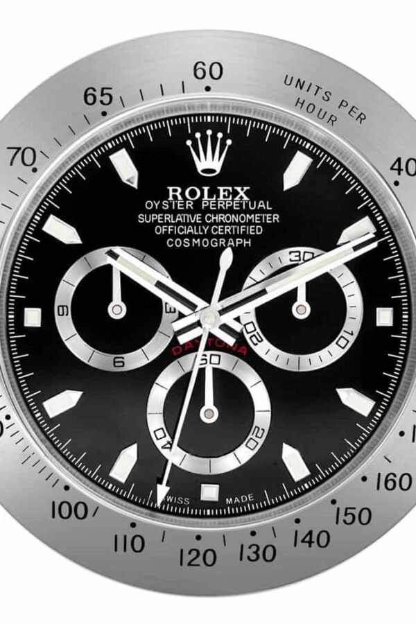 Alternative view of ROLEX WALL CLOCK – DAYTONA CHRONOGRAPH BLACK