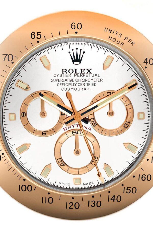 Alternative view of ROLEX WALL CLOCK – DAYTONA ROSE GOLD
