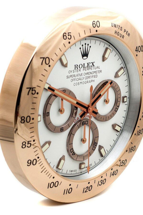 ROLEX WALL CLOCK – DAYTONA ROSE GOLD
