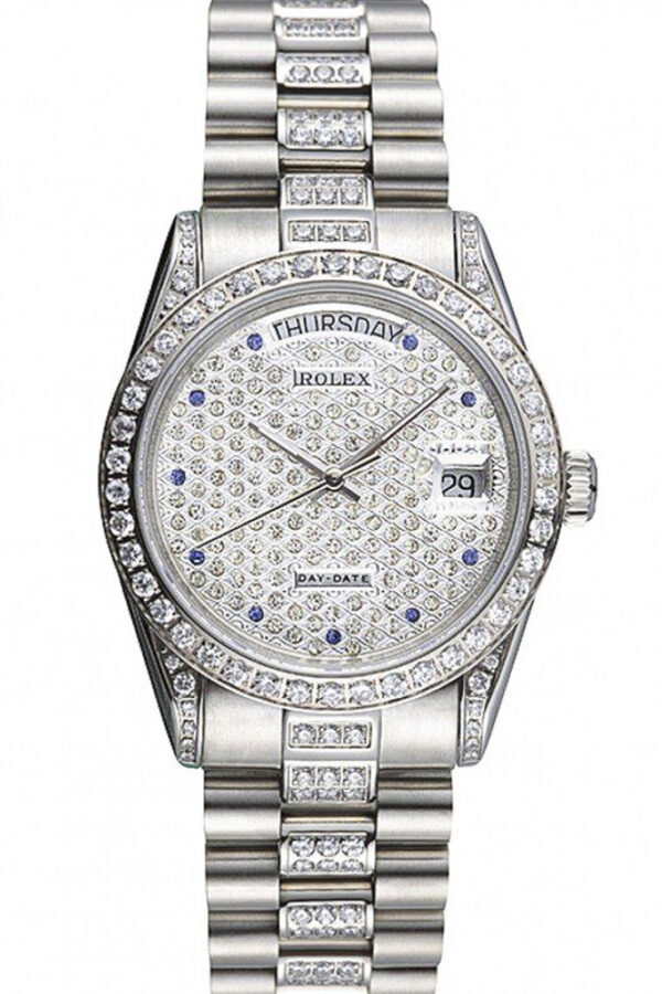 Superclone Rolex Day-Date 37mm Diamond Dial 621612