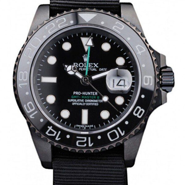 Superclone Rolex GMT-Master II 40mm Black Dial REP016827