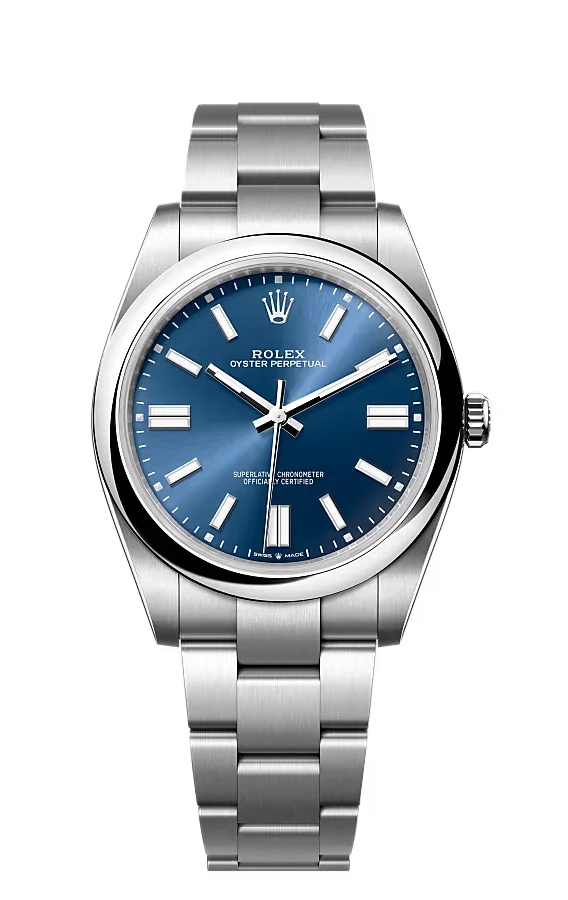 Rolex Oyster Perpetual 41mm Blue Dial 124300