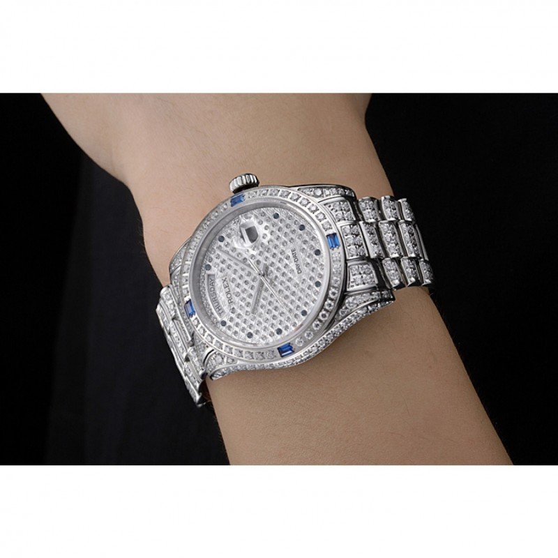 Superclone Rolex Day-Date 37mm Diamond Dial 621613 - Image 11