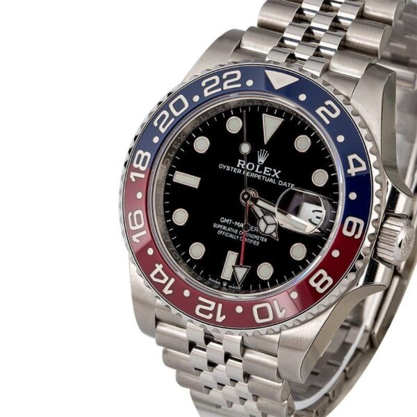 Alternative view of Rolex GMT-Master II 40mm 126710BLRO “Pepsi” Jubilee