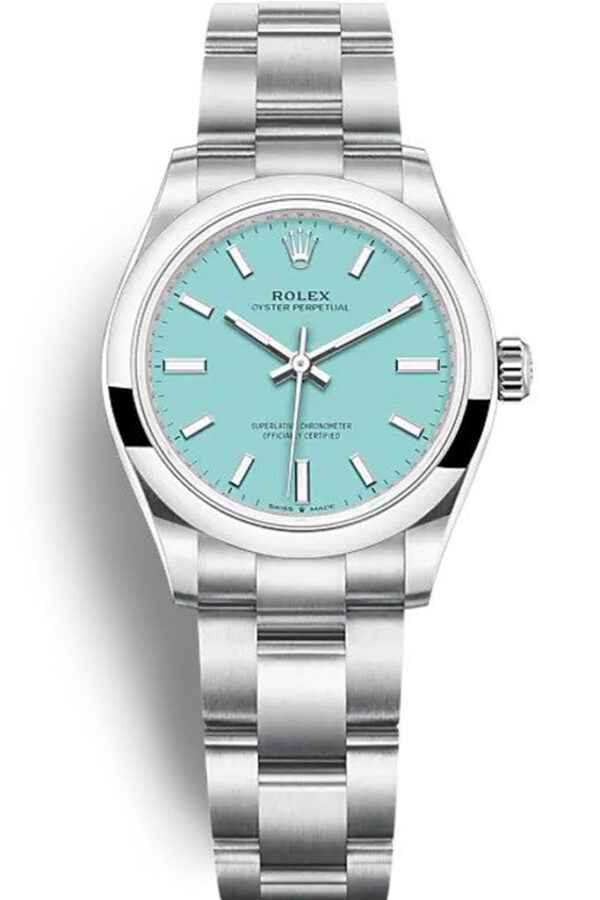 Rolex Oyster Perpetual Lady 31mm Tiffany Blue Dial 277200