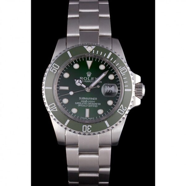 Alternative view of Superclone Rolex Submariner 40mm Green Dial Mechanism-SRL51