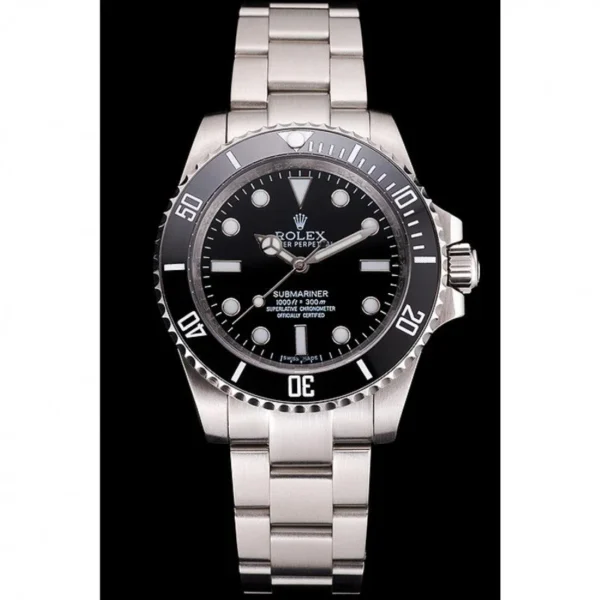 Alternative view of Superclone Rolex Submariner 40mm Black Dial 114060