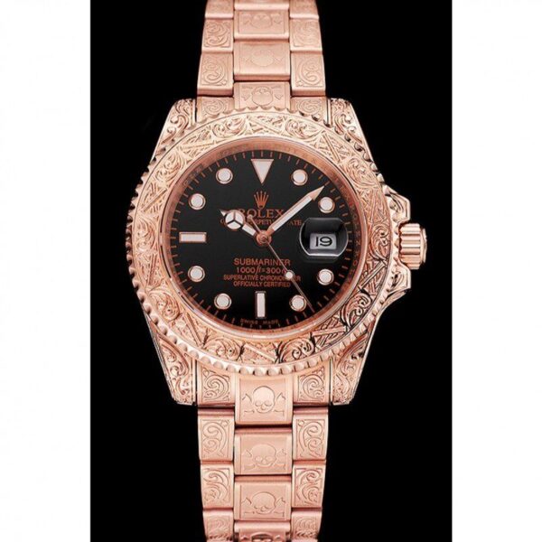 Alternative view of Superclone Rolex Submariner 41mm Black Dial 1454086
