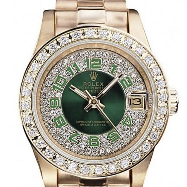 Replica Rolex Datejust Green Dial RL39 28 mm