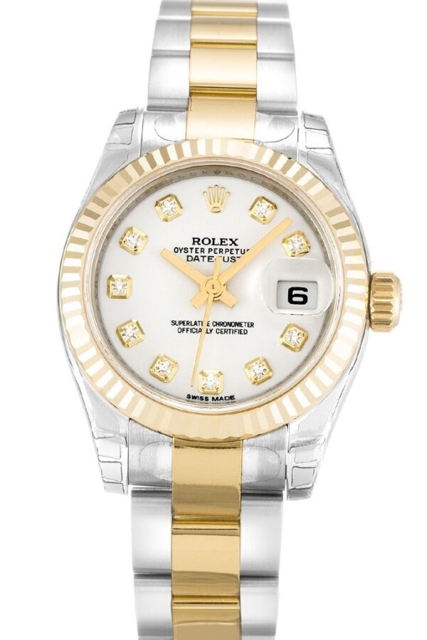 Replica Rolex Lady-Datejust White Dial 179173 26 mm