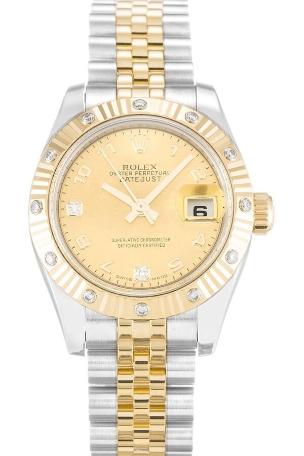 Replica Rolex Lady-Datejust Champagne Dial 179313 26 mm