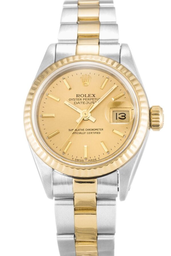 Replica Rolex Lady-Datejust Champagne Dial 69173 26 mm