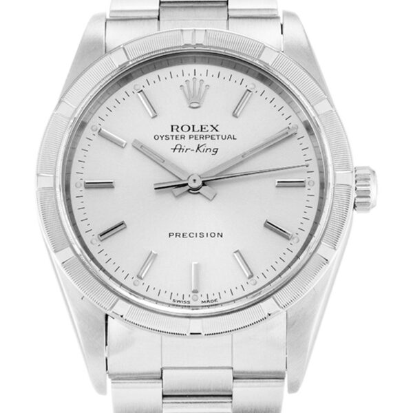 Replica Rolex Air-King Silver Dial 14010M