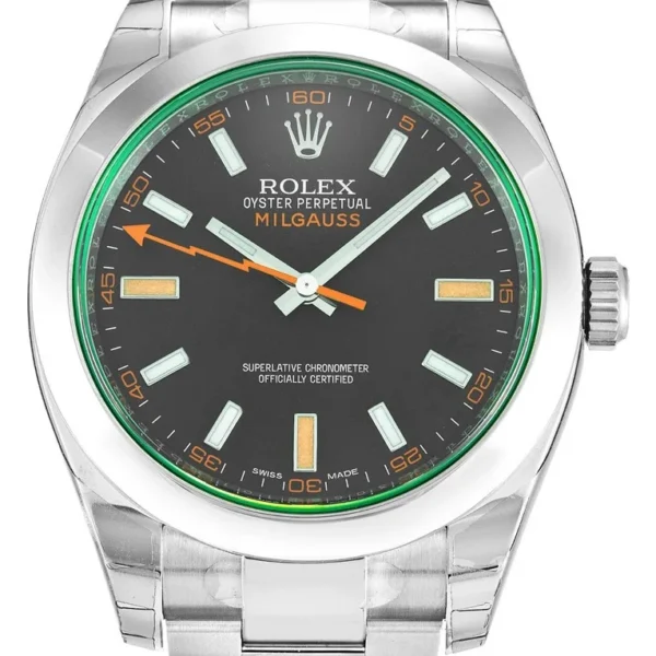 Replica Rolex Milgauss Black Dial 116400GV