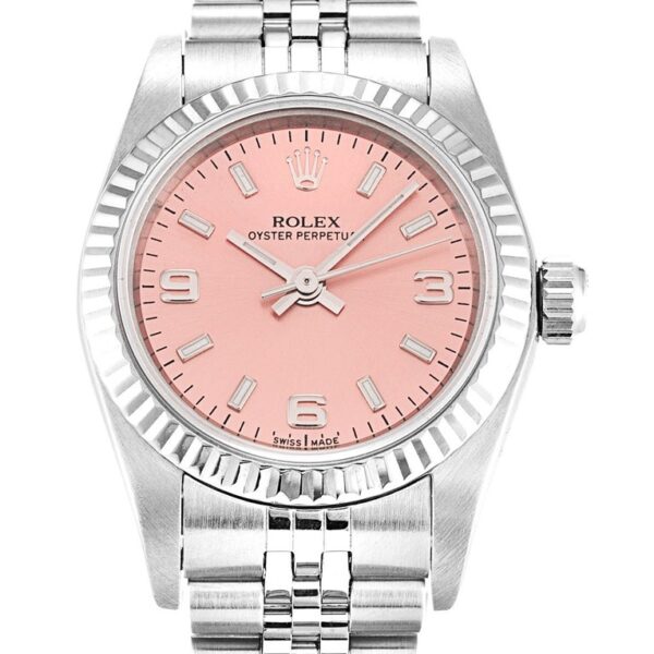 Replica Rolex Oyster Perpetual Lady Salmon Dial 76094 26 mm