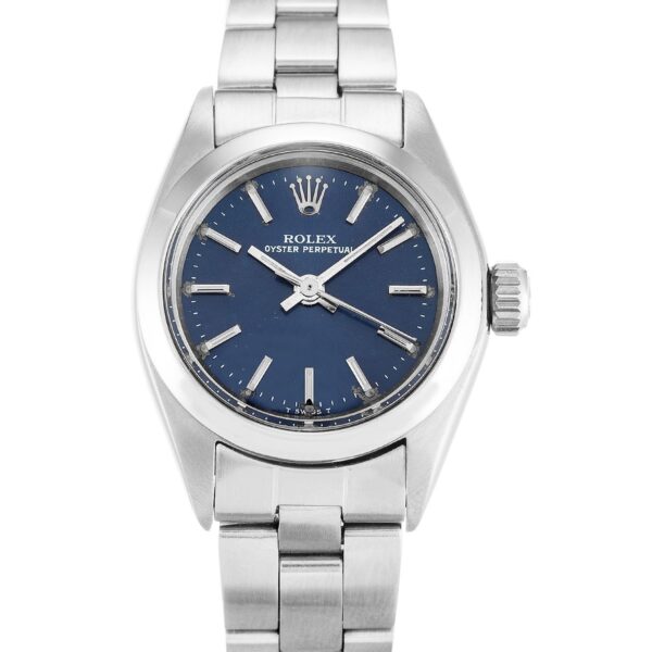Replica Rolex Oyster Perpetual Lady Blue Dial 6718 26 mm