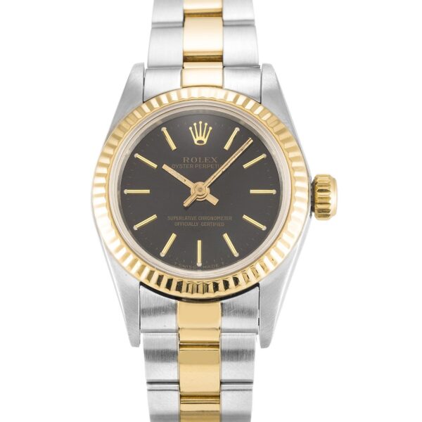 Replica Rolex Oyster Perpetual Lady Silver Dial 176210 26 mm
