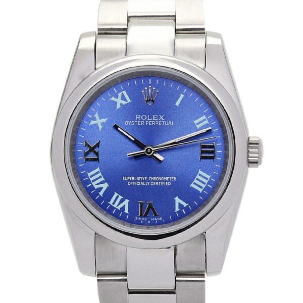 Replica Rolex Oyster Perpetual Lady Blue Dial 177200 31 mm