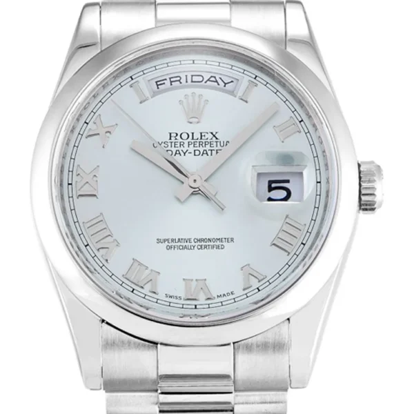 Replica Rolex Day-Date Blue Dial 118206 36 mm