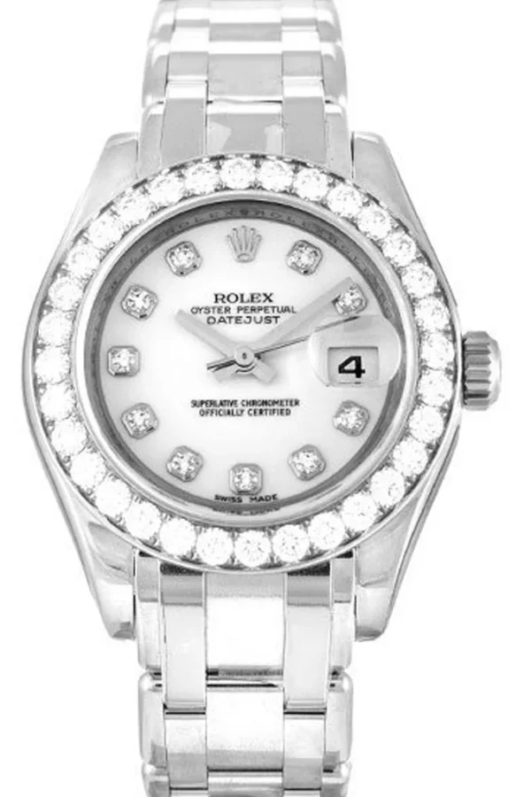 Replica Rolex Pearlmaster White Dial 80299