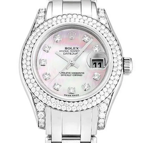 Replica Rolex Pearlmaster Mother of Pearl – Pink Dial 80359