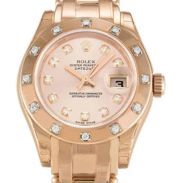 Replica Rolex Pearlmaster Rose Dial 80315