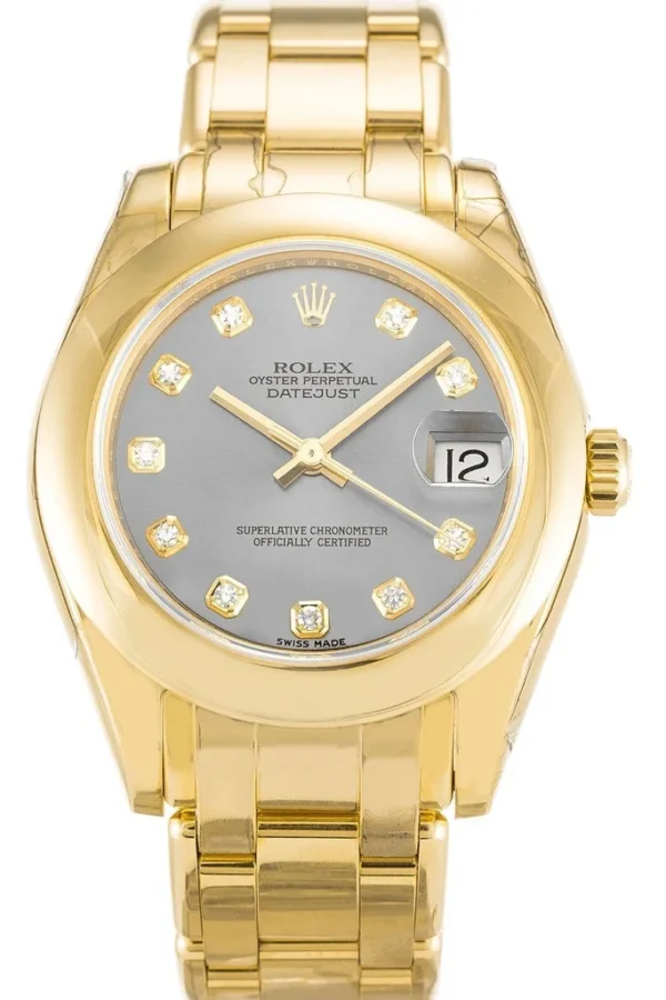 Replica Rolex Pearlmaster Silver Dial 81208