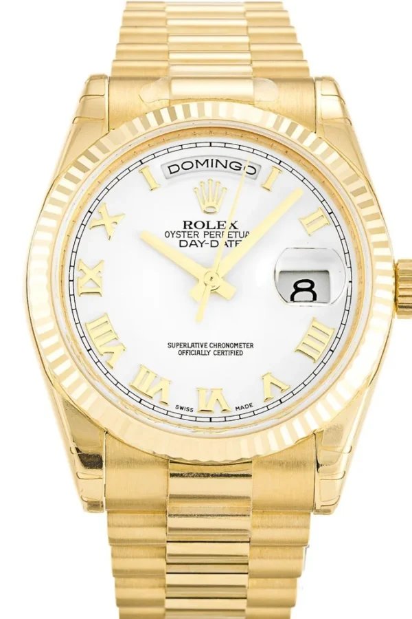 Replica Rolex Day-Date White Dial 118238 36 mm