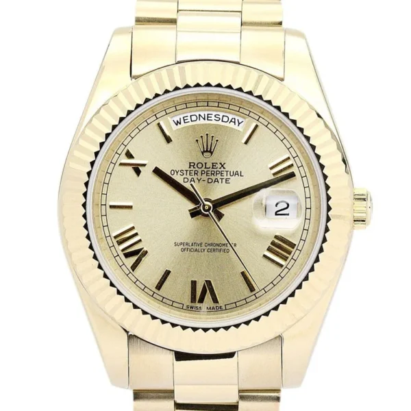 Replica Rolex Day-Date II Gold Dial 218238 40 mm