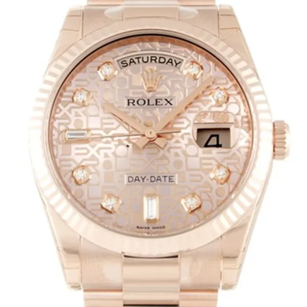 Replica Rolex Day-Date Rose Dial 118235 F 36 mm