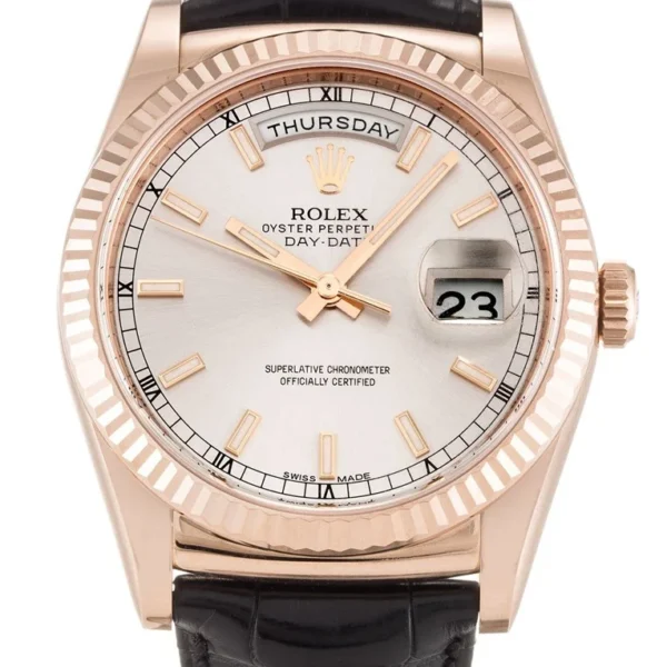 Replica Rolex Day-Date Silver Dial 118135 36 mm