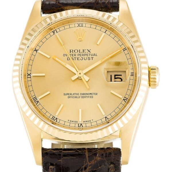 Replica Rolex Datejust Champagne Dial 16238 36 mm