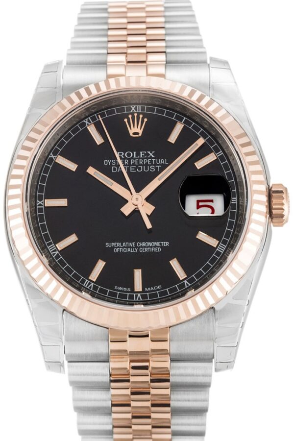 Replica Rolex Lady-Datejust Black Dial 179171 36 mm