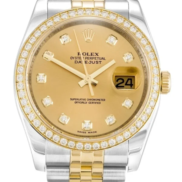Replica Rolex Datejust Champagne Dial 116243 36 mm