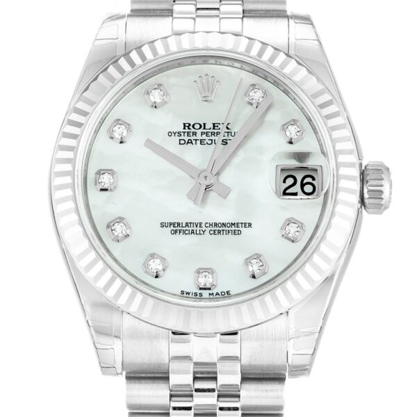 Replica Rolex Lady-Datejust Mother of Pearl – White Dial 178274 31 mm