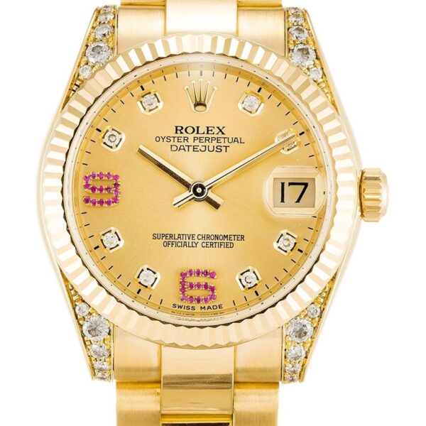 Replica Rolex Datejust Mid-Size Champagne Dial 178238 31 mm